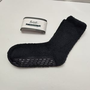Pembrook Non Skid Crew Sock 1 Pair Black